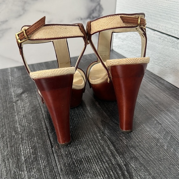 Steve Madden canvas platform sandals size 5M - Picture 3 of 5
